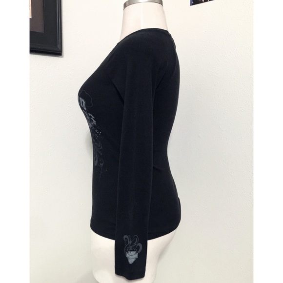 “HARLEY DAVIDSON” Ladies Long Sleeve Top - Picture 2 of 4